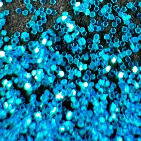Paillettes biodégradables bleues zoom