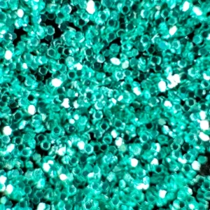 Paillettes biodégradables turquoises zoom