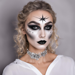 Effet galactique : sublimez votre maquillage halloween avec la super star powder