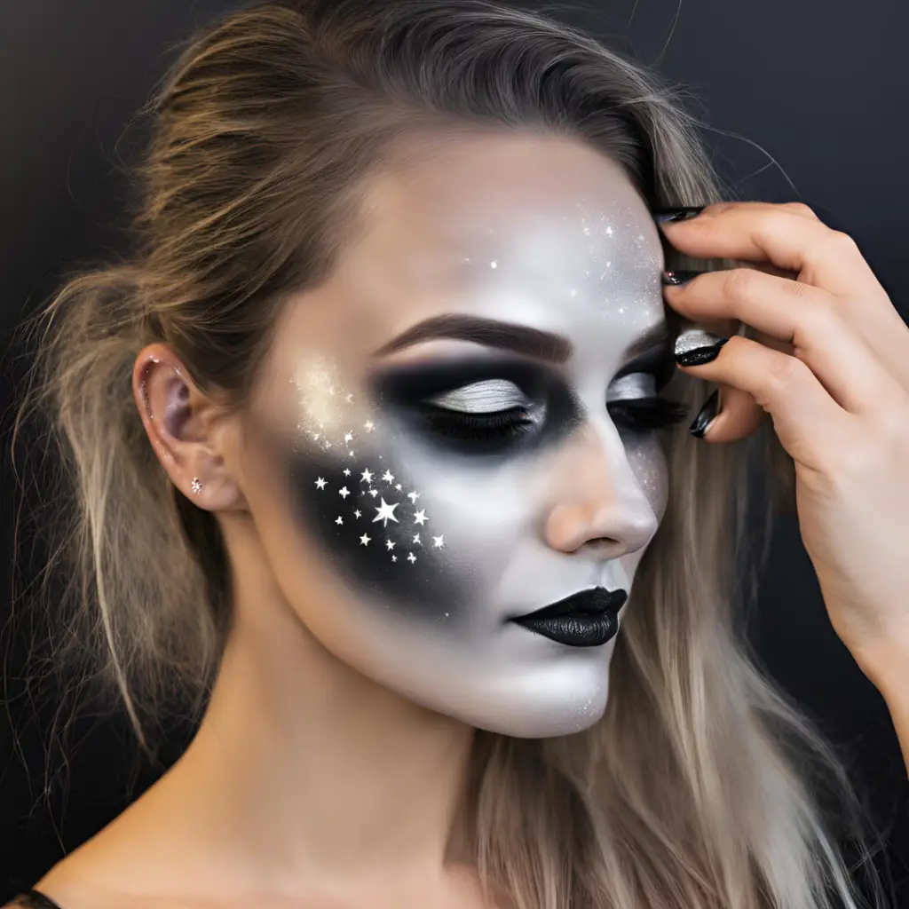 Créez un look de Halloween envoûtant avec la star powder : Brillance interstellaire garantie