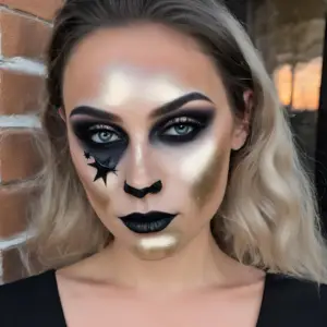 Un éclat céleste : comment utiliser la Star Powder pour un maquillage Halloween éblouissant