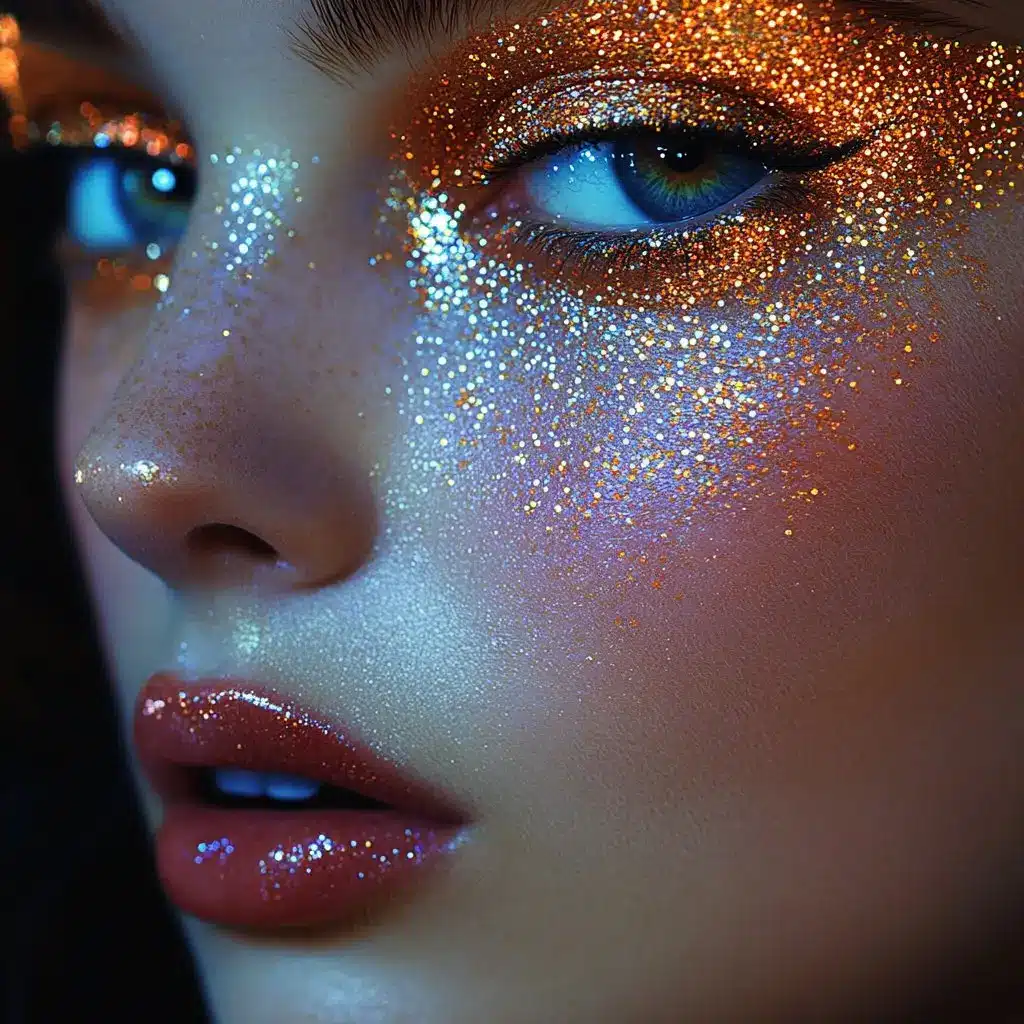 Illuminez Votre Halloween : Conseils et Inspirations pour un Maquillage Scintillant avec des Paillettes