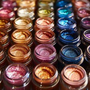 Pourquoi les gels pailletés révolutionnent le monde du maquillage